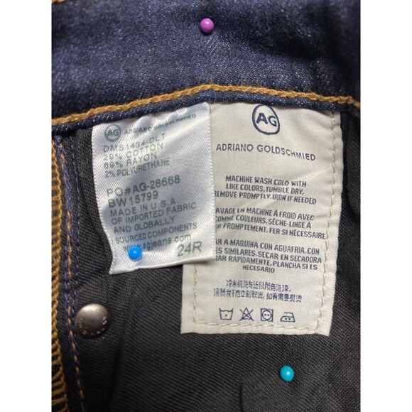 AG Adriano Goldschmied The Prima Mid-Rise Cigarette Leg Women’s Size 24R - Picture 9 of 10